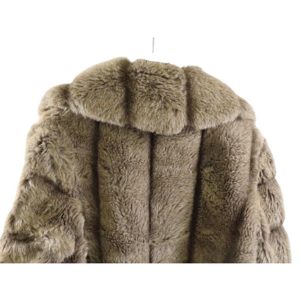 Benmor New York Vintage Faux Fur Coat With Oversized Collar & Long Sleeves - Picture 7 of 16